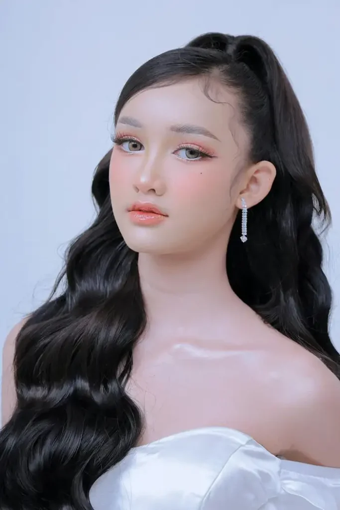 smuk konfirmand pige